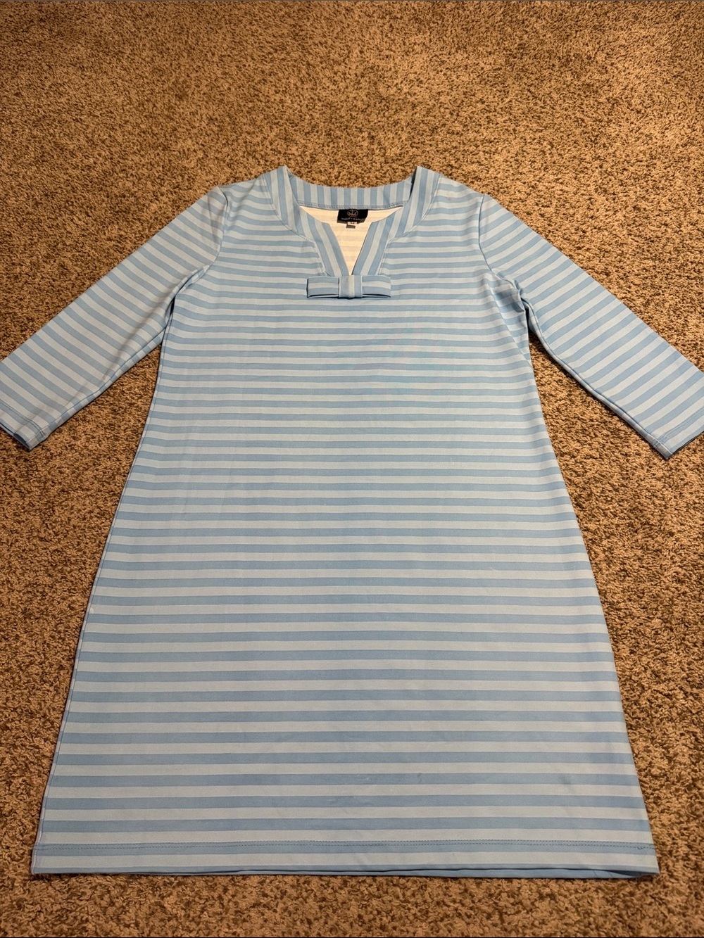 Sailor Sailor Striped Blue Women’s Dress - M